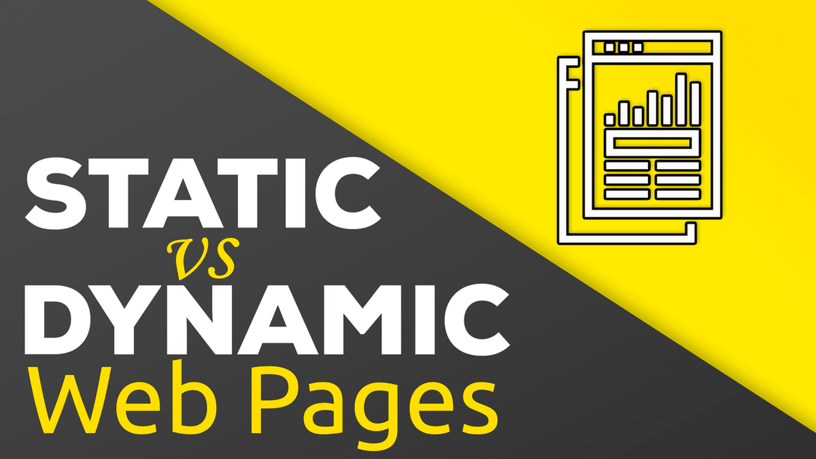 Static vs Dynamic Websites