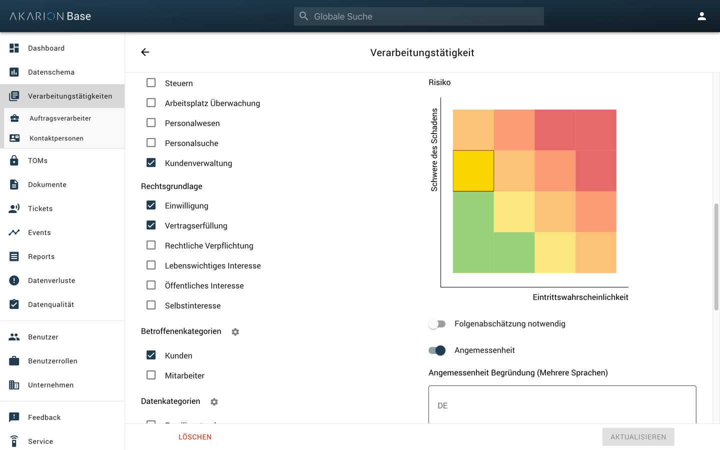 Video Konnektoren Feature 'Volle DSGVO-Compliance mit Akarion Base + Salesforce'