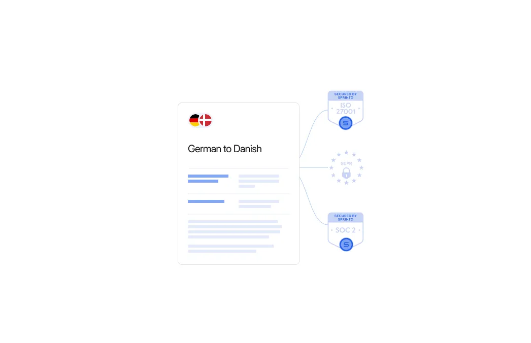 LingoHub security interface showing secure translation management with European data hosting, ISO 27001 and SOC 2 compliance, and protected multilingual localization workflows.