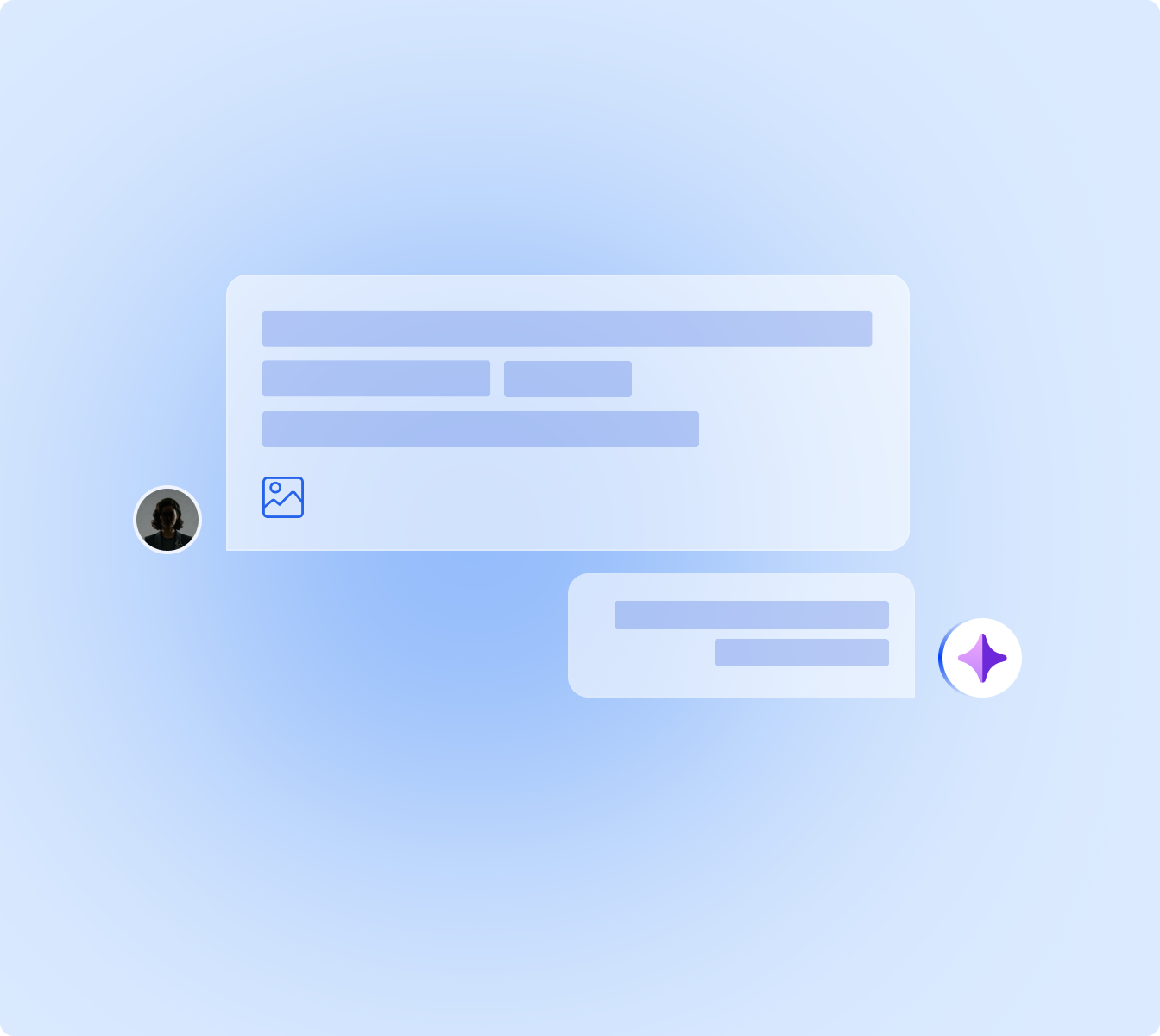 UI localization illustration showing visual context with screenshots and AI-assisted translation support for more accurate multilingual content reviews.