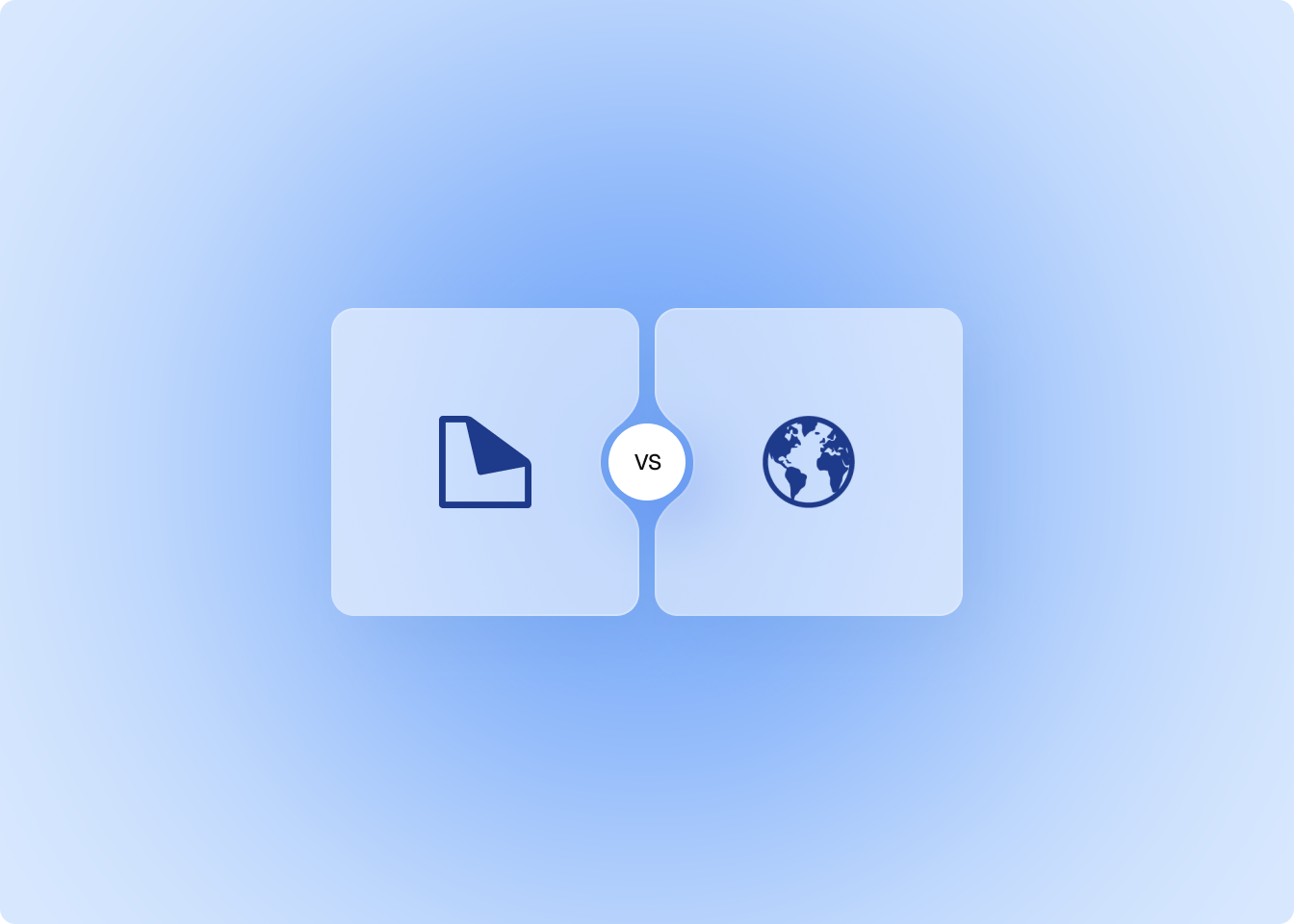 LingoHub and Locize platform icons displayed in a localization management comparison interface