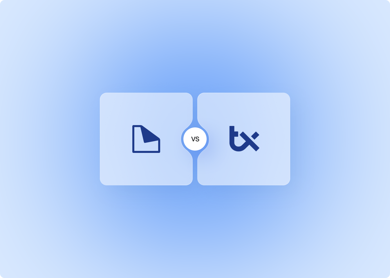 LingoHub and Transifex icons featured in a translation management system comparison illustration
