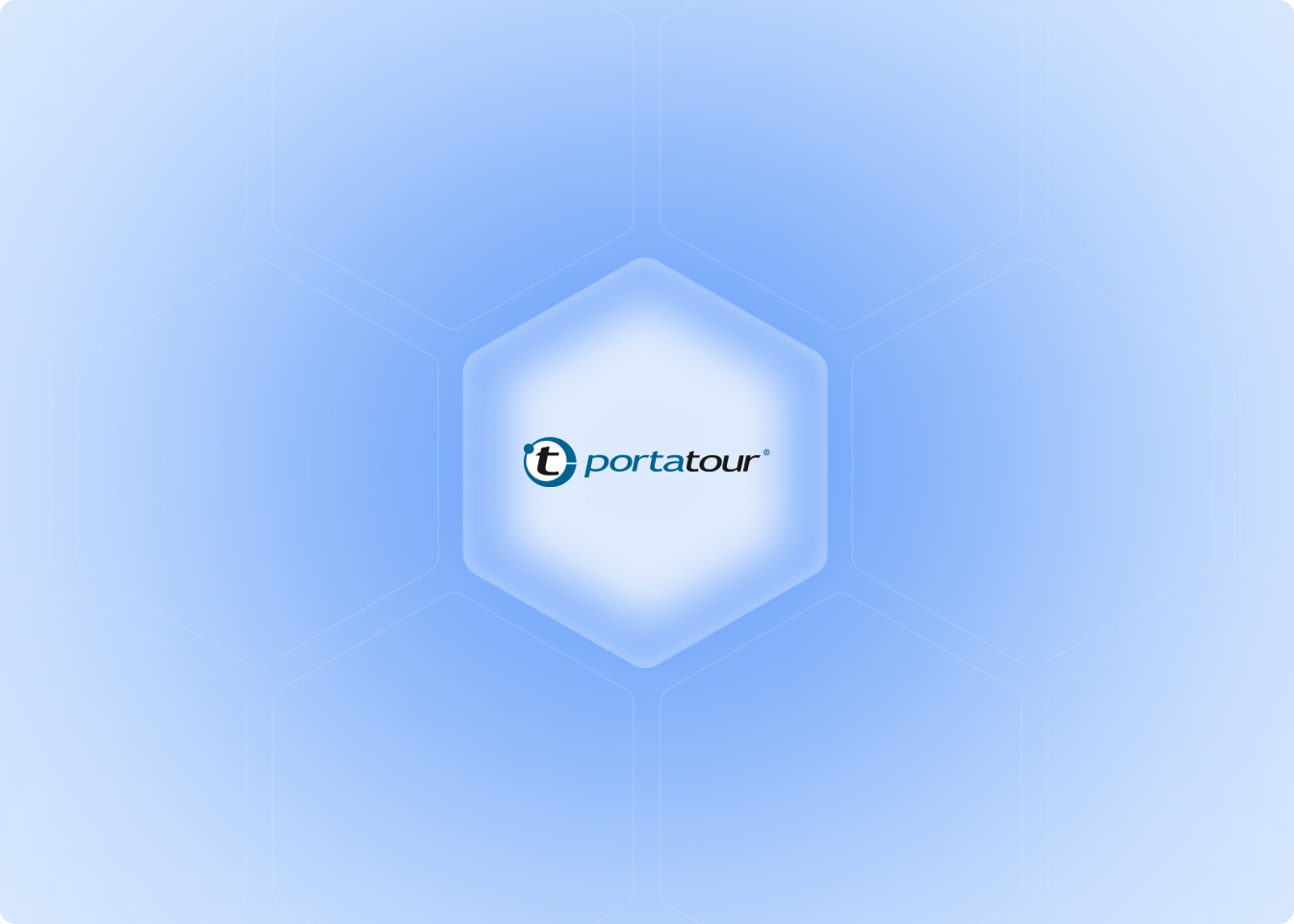 Illustration showing portatour logo
