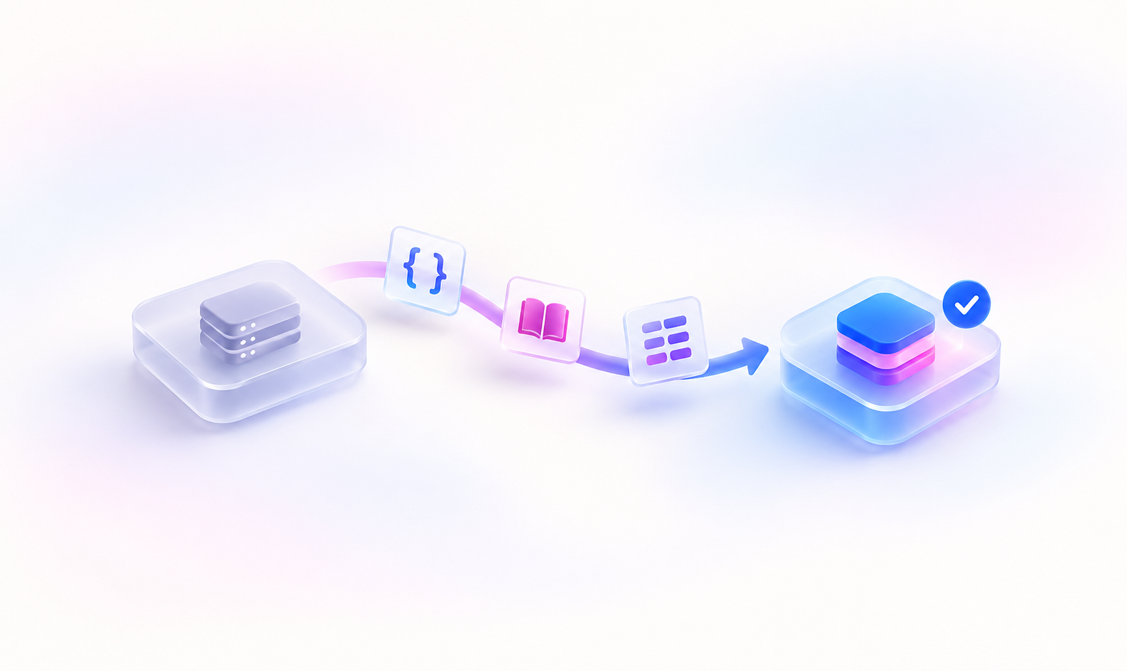Illustration of a localization platform migration to LingoHub, showing the transfer of translation files, glossaries, and localization data between platforms.