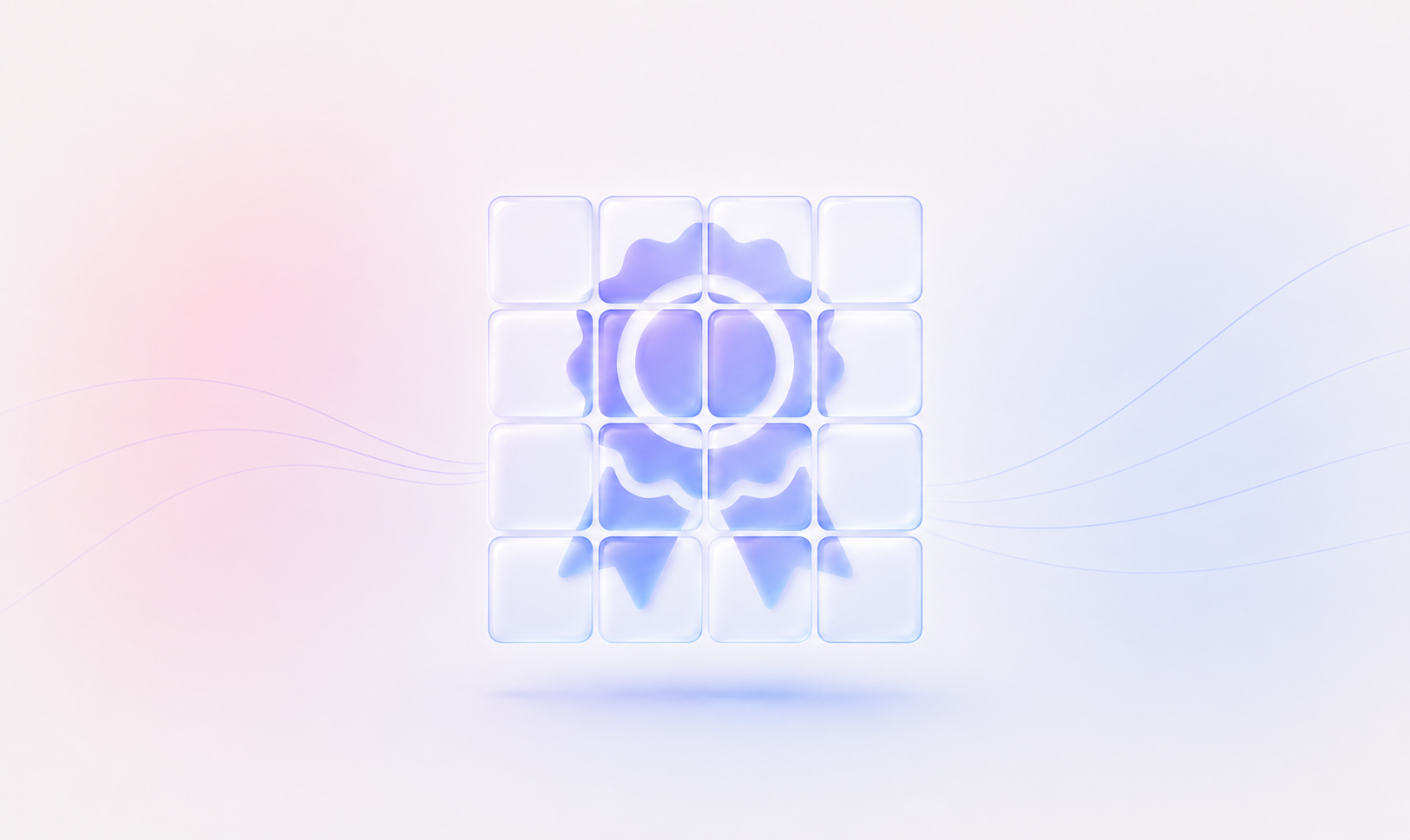 Quality badge displayed across a grid, illustrating consistent localization quality across multilingual content and web app localization.