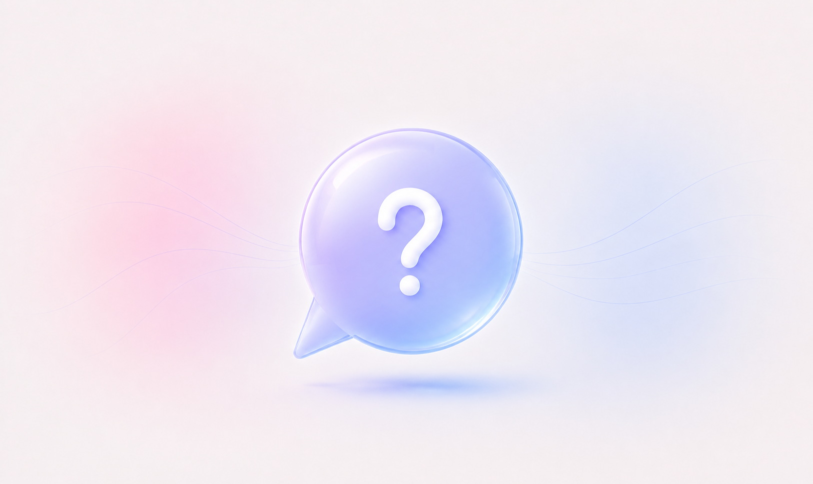 Question mark in a speech bubble illustrating how to choose the right translation management system.