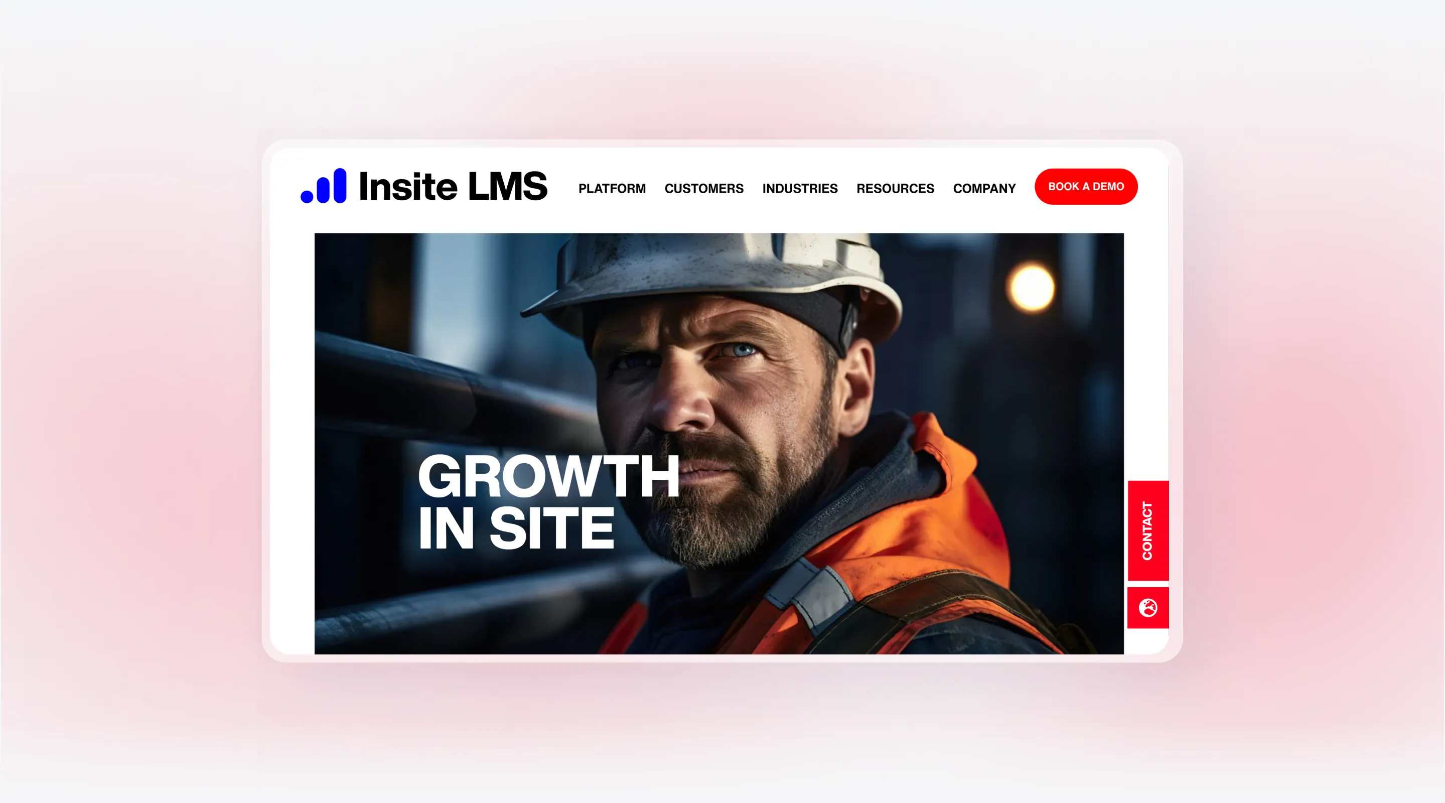 Insite IT construction software interface localized with LingoHub to support multilingual communication across global construction projects.