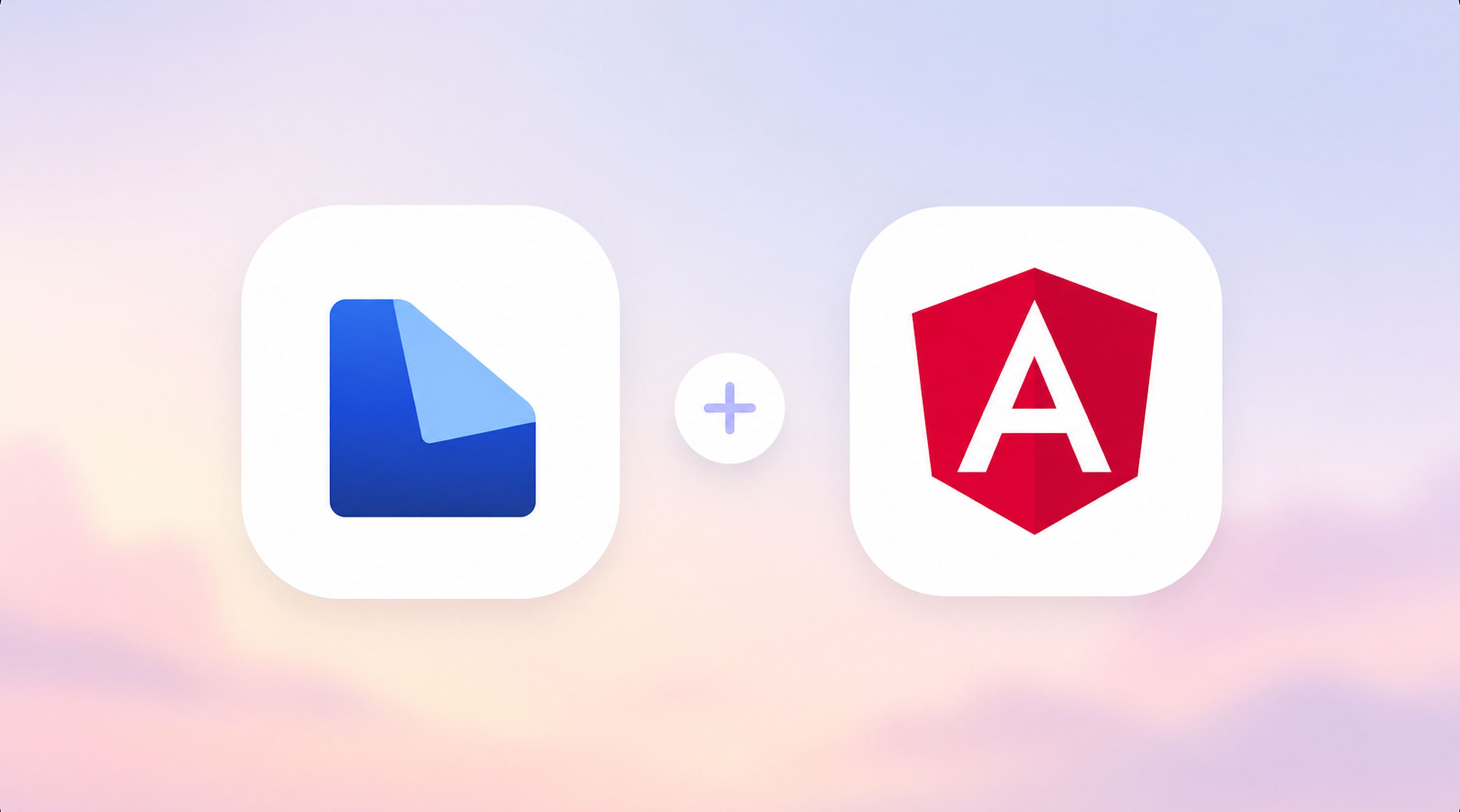 LingoHub and Angular logos representing an Angular i18n workflow with ngx-translate and JSON translation files.