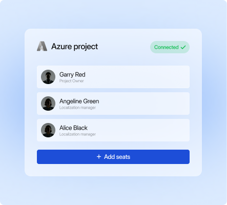 LingoHub translation team management dashboard displaying project access configuration with contributor assignments and language-based permission controls.
