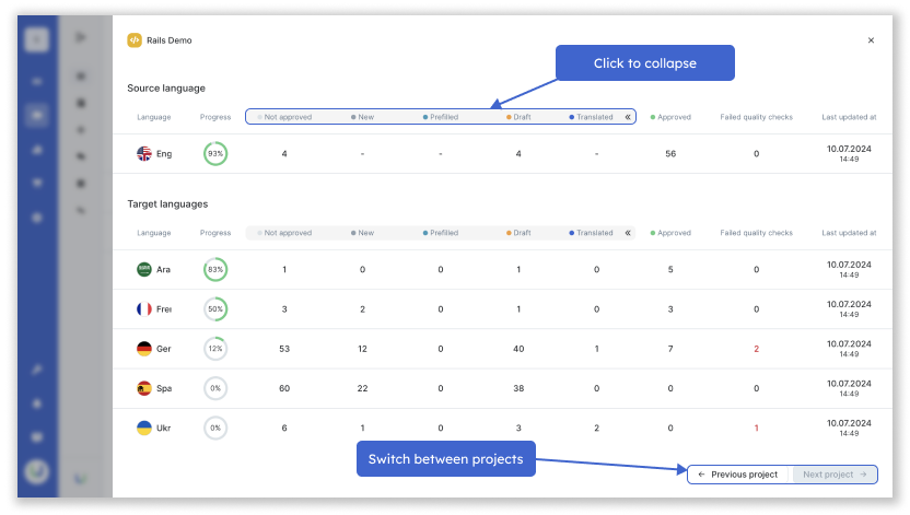 check not approved segments 2