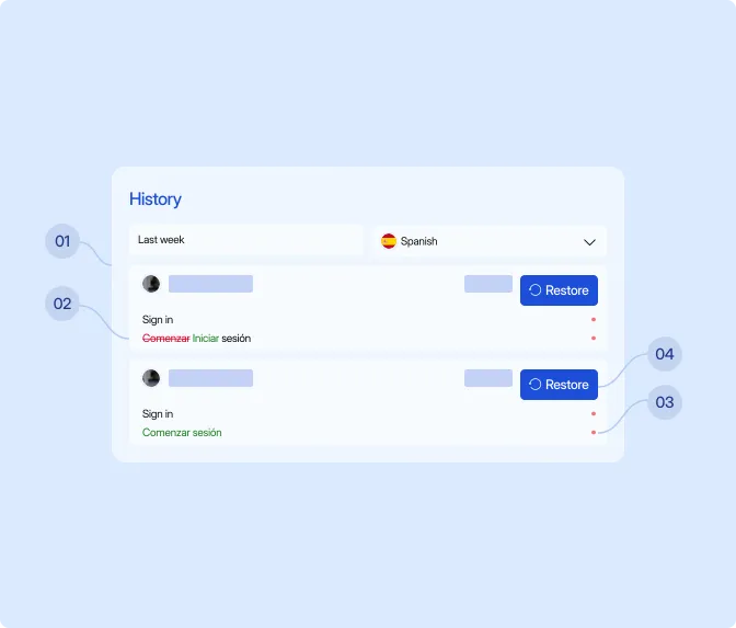 LingoHub translation memory interface showing smart translation memory suggestions, match reuse, and automated multilingual content consistency for faster localization delivery.