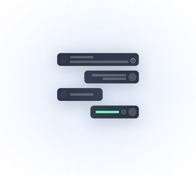 Dark-themed enterprise localization support interface highlighting migration assistance, priority SLA support, and custom training services for enterprise translation workflows.