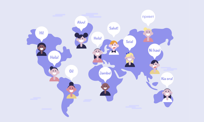 Languages in use per country - checklist