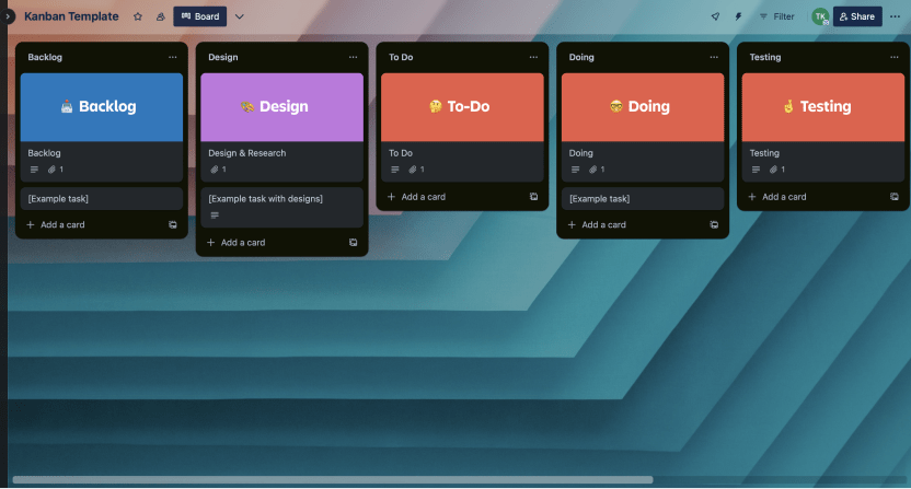 kanban template