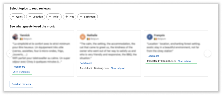 booking example