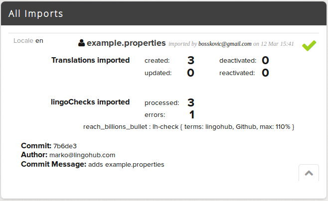 resource file with lingochecks import1