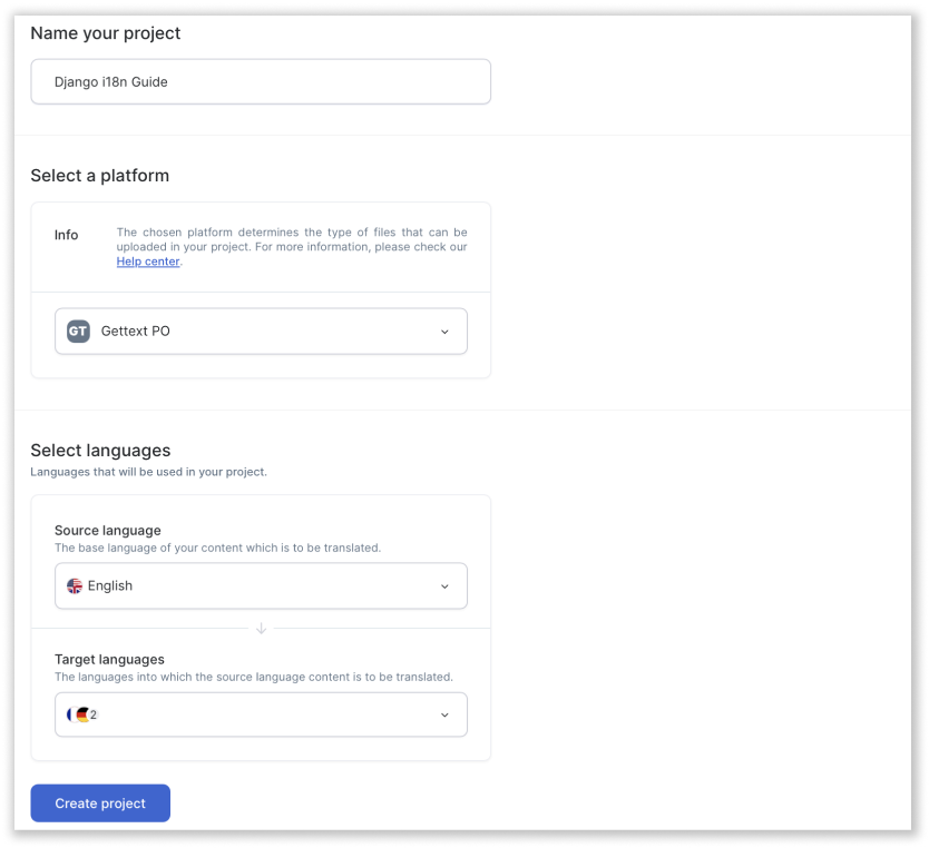 create django project