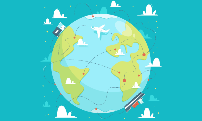 Around the world with 10 unique words