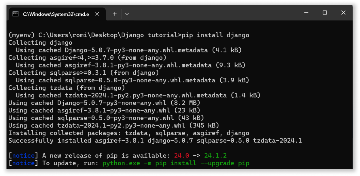 django guide 1