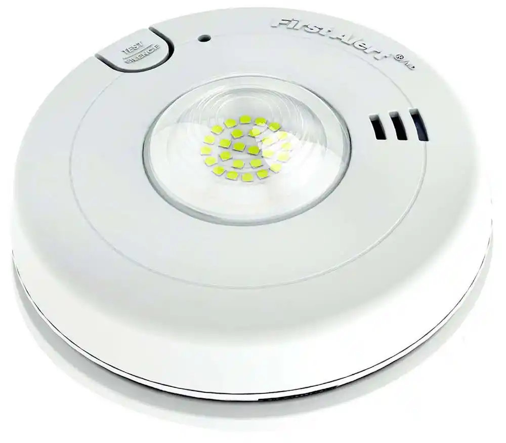First Alert Smoke Alarm with LED Strobe Light
