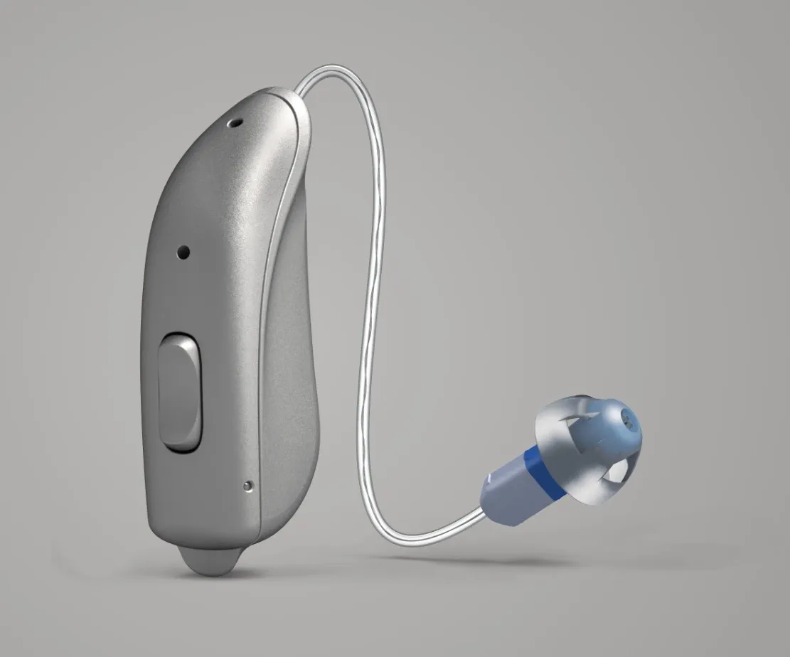 Jabra Enhance Pro 20 RIE 62 hearing aid features a standard telecoil and a disposable size 13 battery, making it slightly larger than the micro RIE 60S.