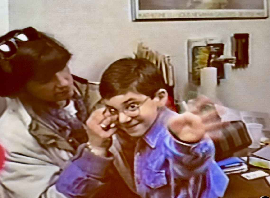 The author's first visit to an audiologist.