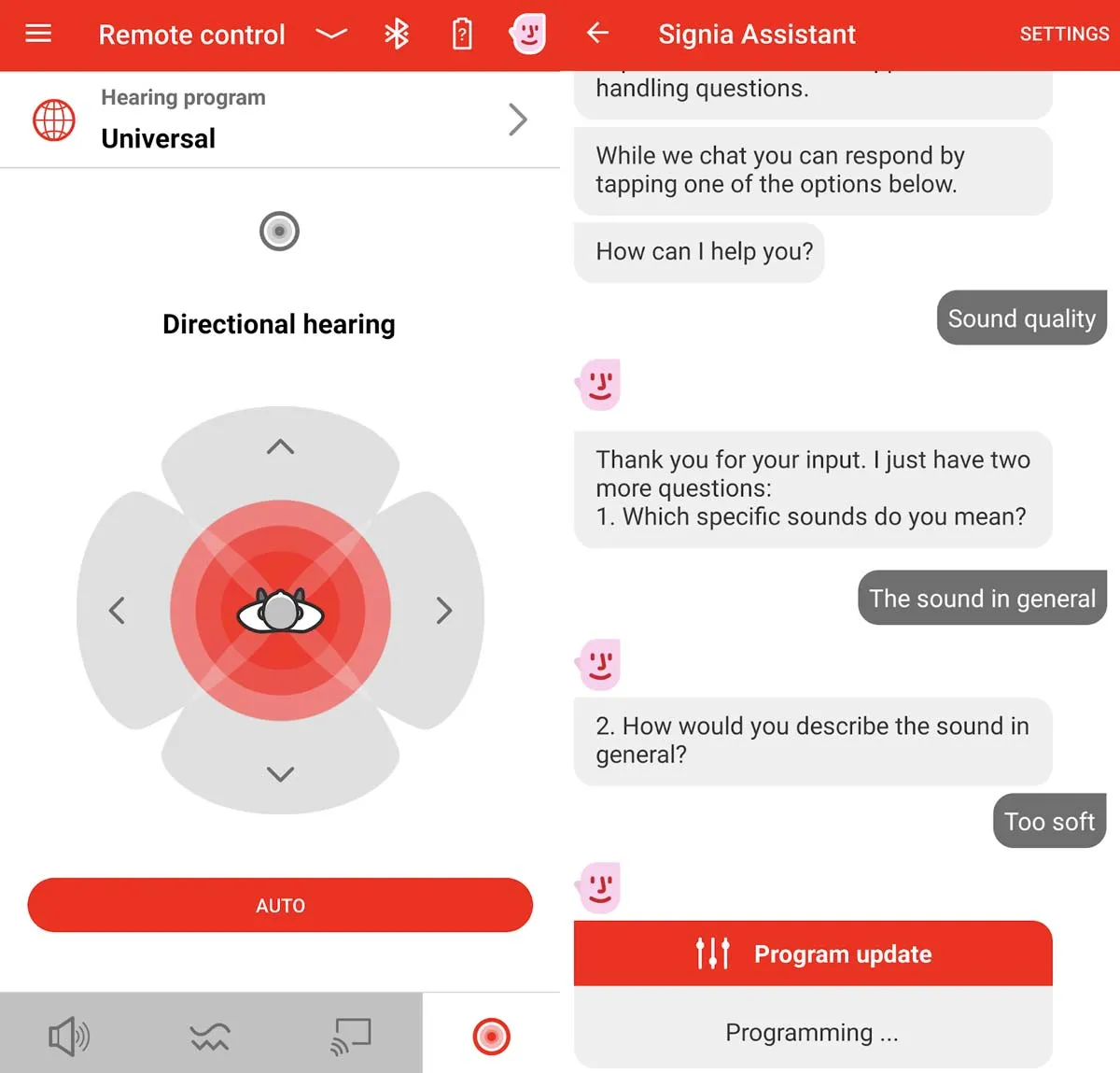 Signia Assistant