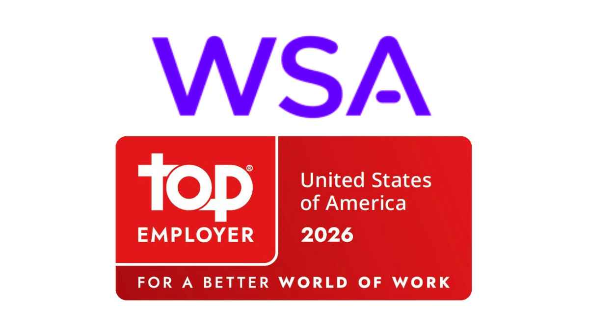 WSA U.S. Recognized as a Top Employer for Third Consecutive Year
