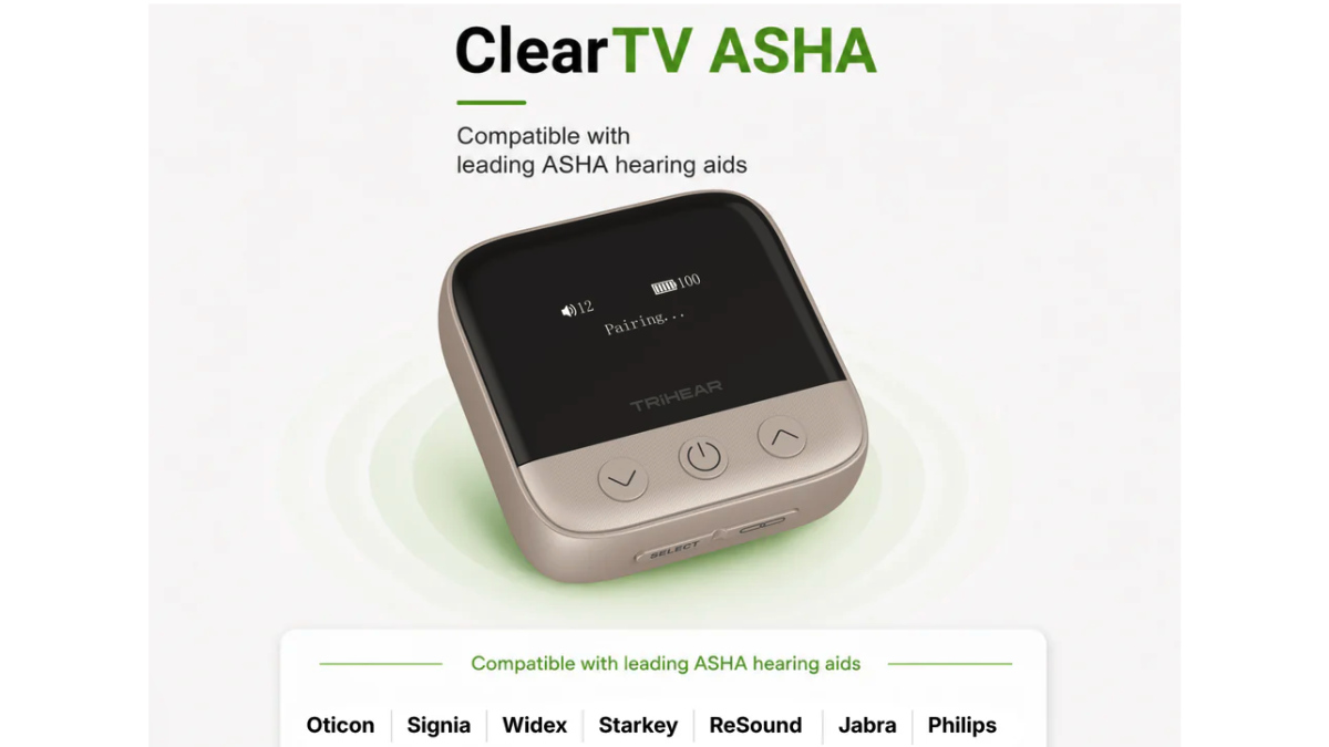 TriHear ClearTV Series Designed to Simplify TV Streaming for Hearing Aids