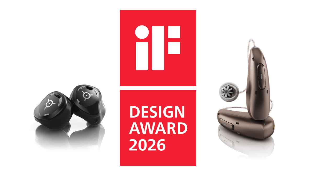 Phonak Infinio Ultra Sphere and Virto R Infinio Win 2026 iF DESIGN AWARD