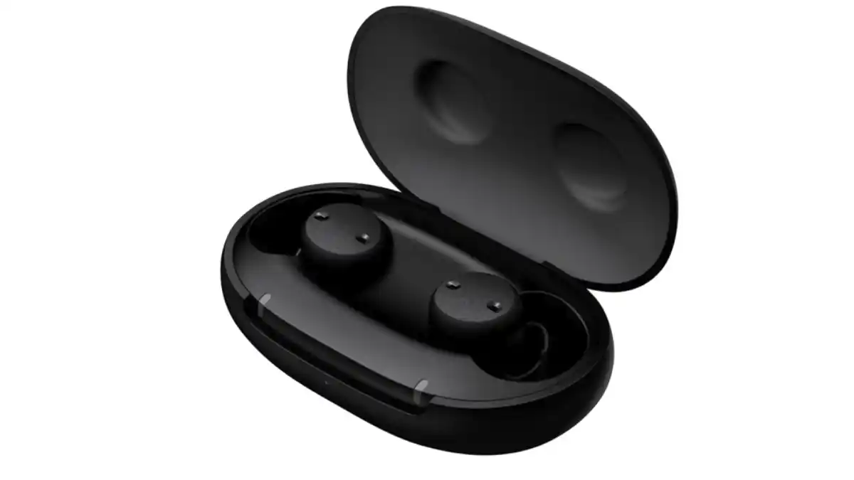 Sony CRE-E10 hearing aid and charging case.