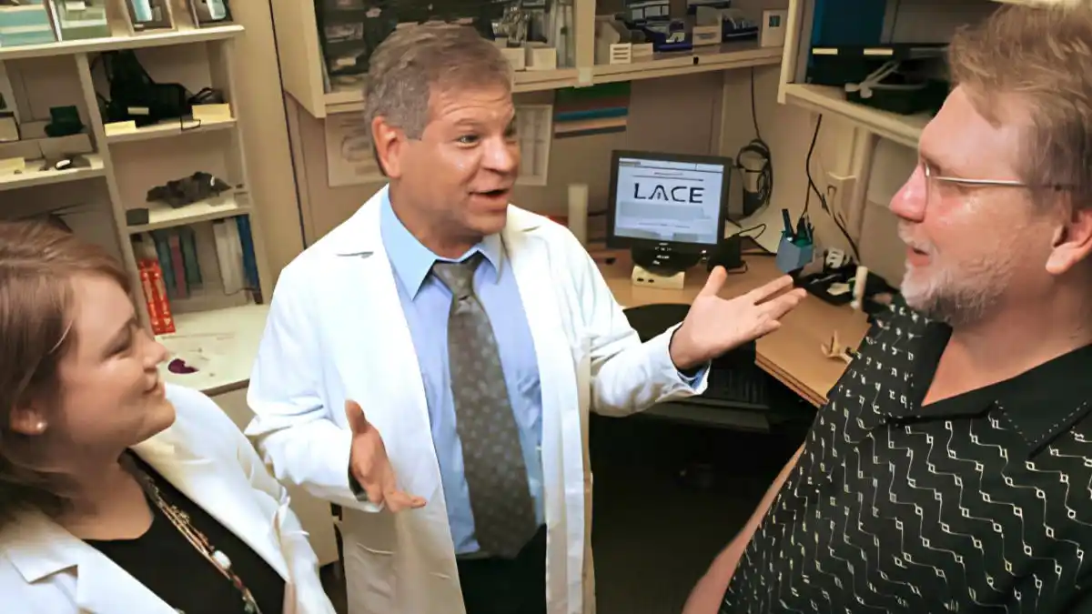 Center: LACE co-inventor, Robert Sweetow, PhD.