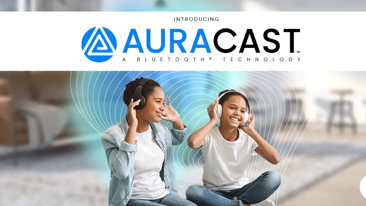 Auracast allows you to share your tunes, podcasts, and movie audio with others.