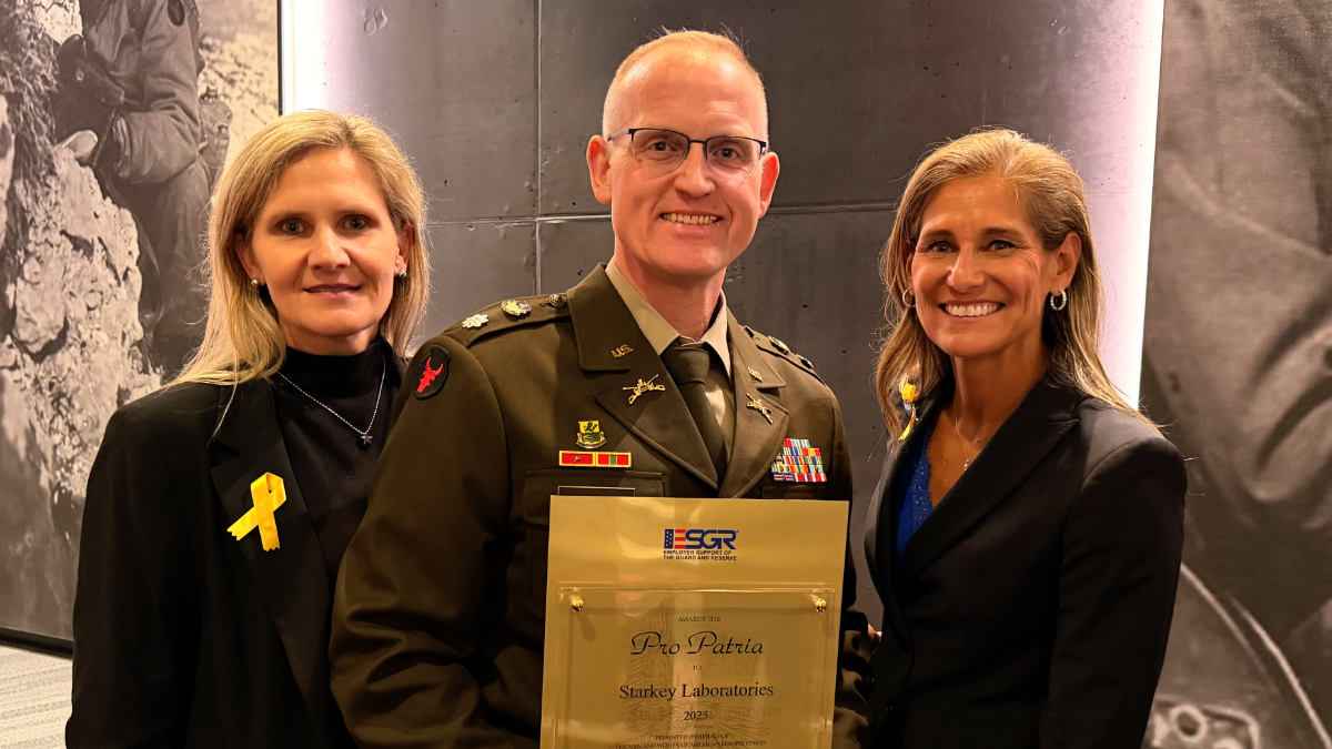 Starkey erhält 2026 Pro Patria Award für die Unterstützung der National Guard