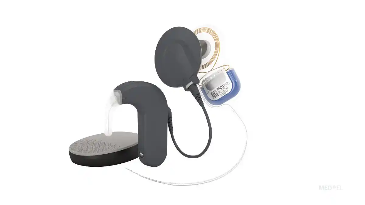 MED-EL Synchrony cochlear implant.