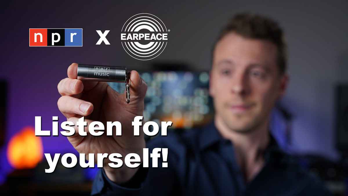 NPR x EarPeace Ohrstöpsel Bewertung mit Audiobeispielen