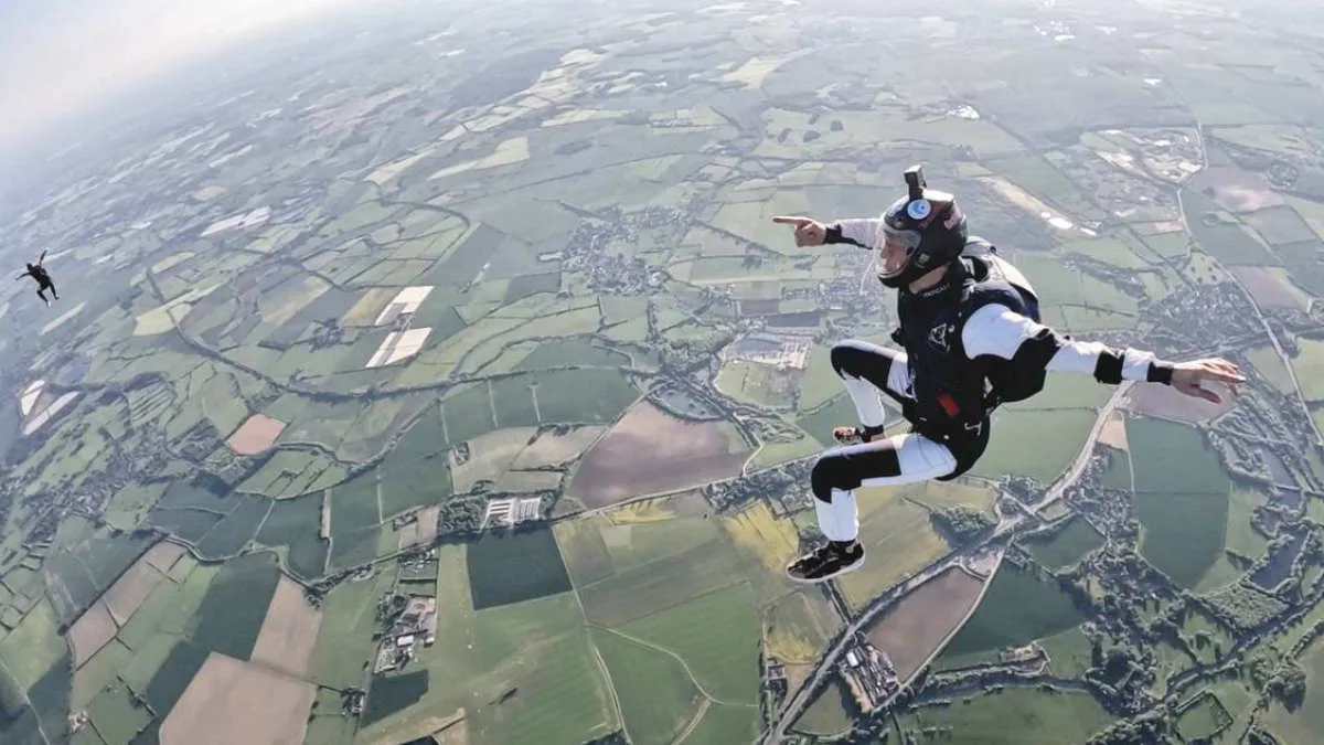 Allsop likes adventure and is a skydiving enthusiast with 550 skydives under his belt.