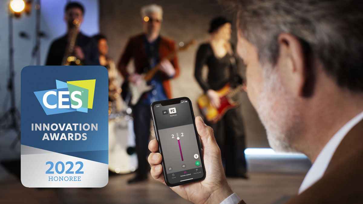Oticon MyMusic, Innovative Program for Music Listening,  Captures CES 2022 Innovation Award