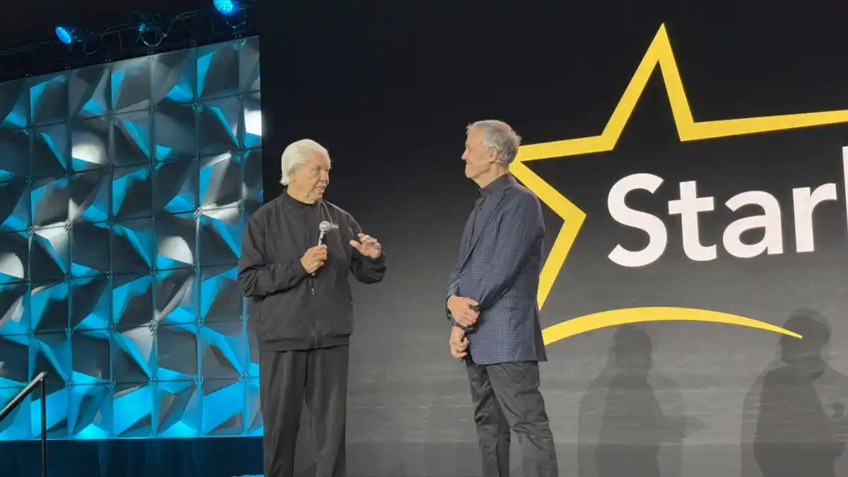 Starkey Founder Bill Austin and Chief Hearing Health Officer David Fabry, PhD.