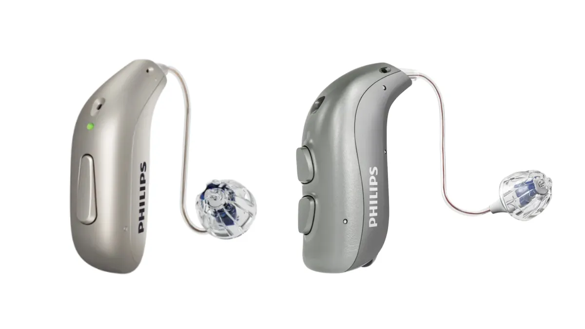 Philips 9050 MiniRITE on left and the slightly older Philips MiniRITE 9040 MiniRITE on right.