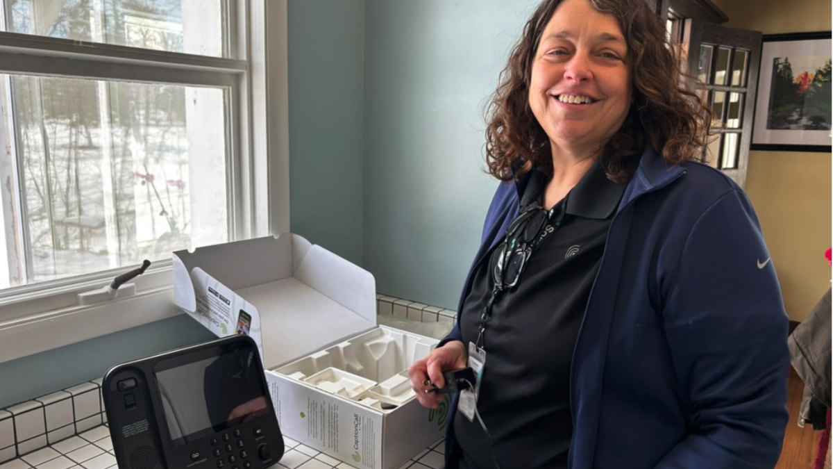 How CaptionCall Installs a Captioned Telephone at Home