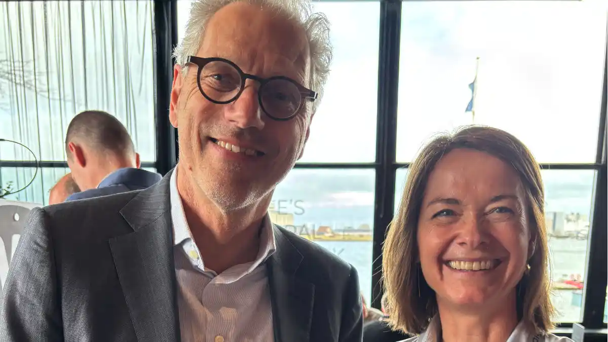 WSA Chief Marketing Officer Maarten Barmentlo and Head of Global Communications Strategy & Planning Ulla Lundhus.