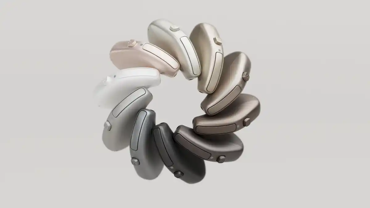 Widex Allure comes in a choice of 10 colors.