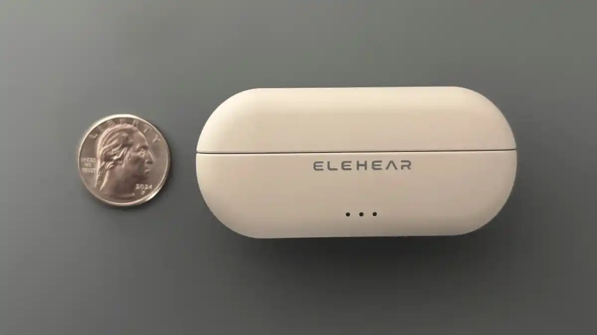 Elehear Delight Charging Case W Quarter