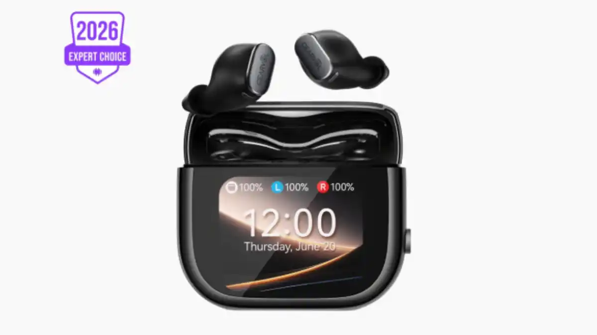 Cearvol Wave with charger that has a built-in display and controls.