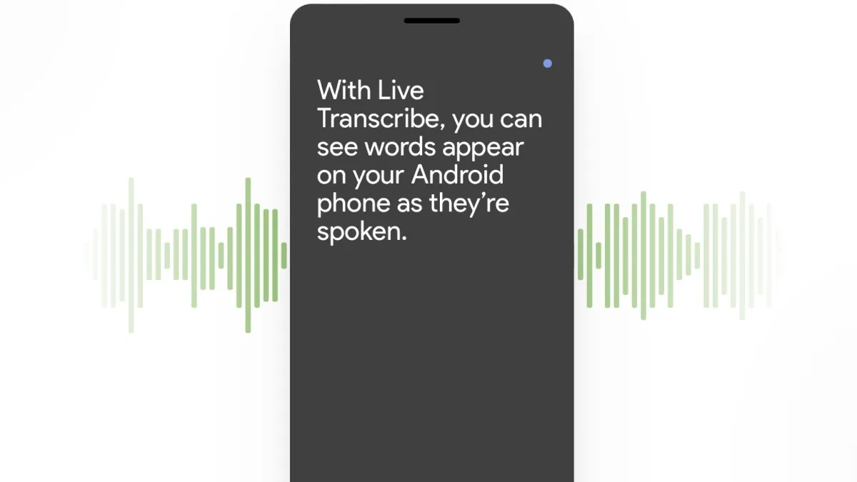 Live Transcribe app graphic