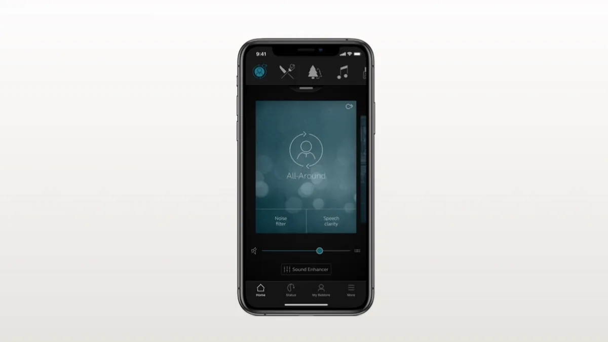 The Jabra Enhance Pro app.