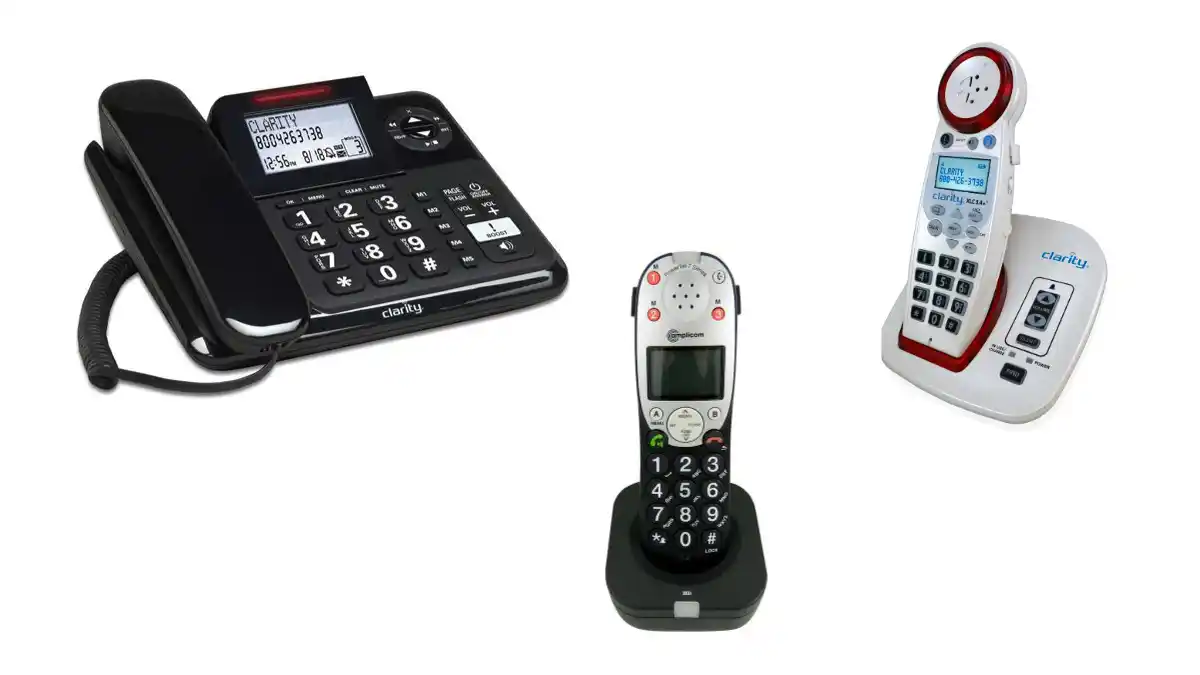 Amplified phones can come in traditional handsets or cordless varieties.