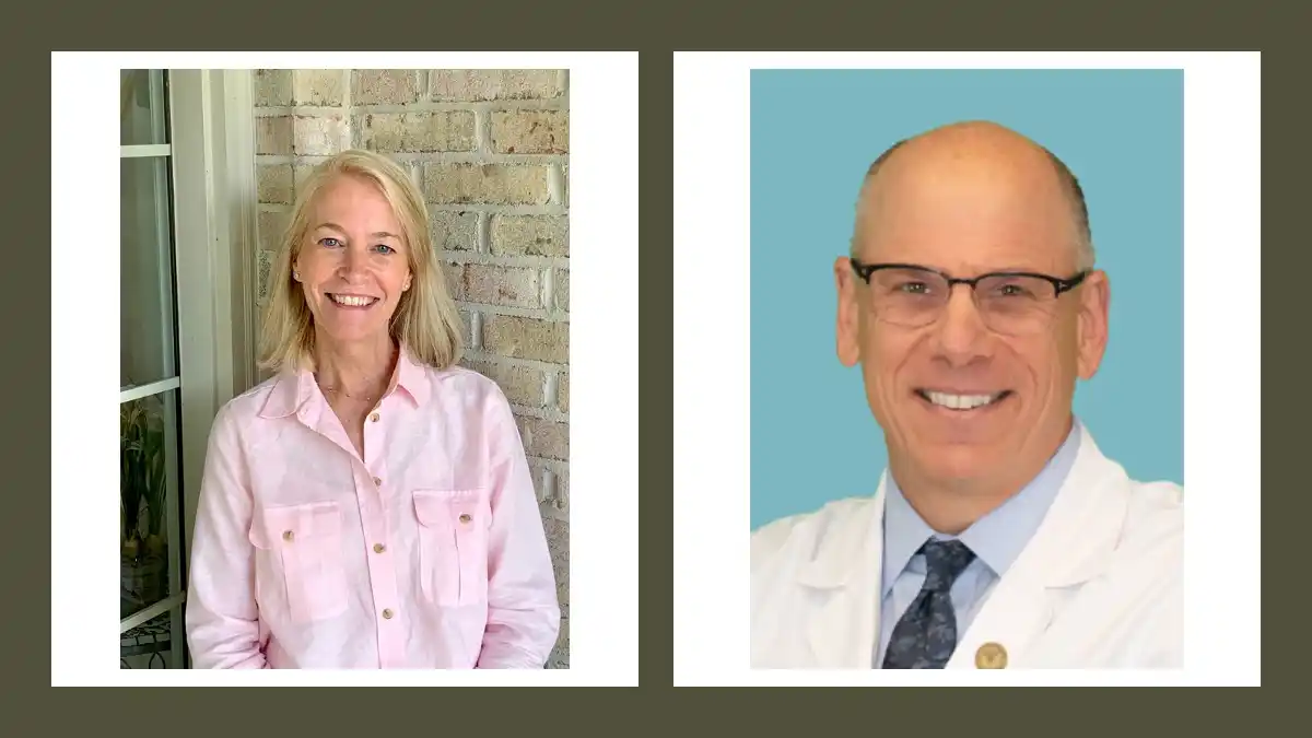 Teresa Zwolan, PhD, and Craig Buchman, MD.