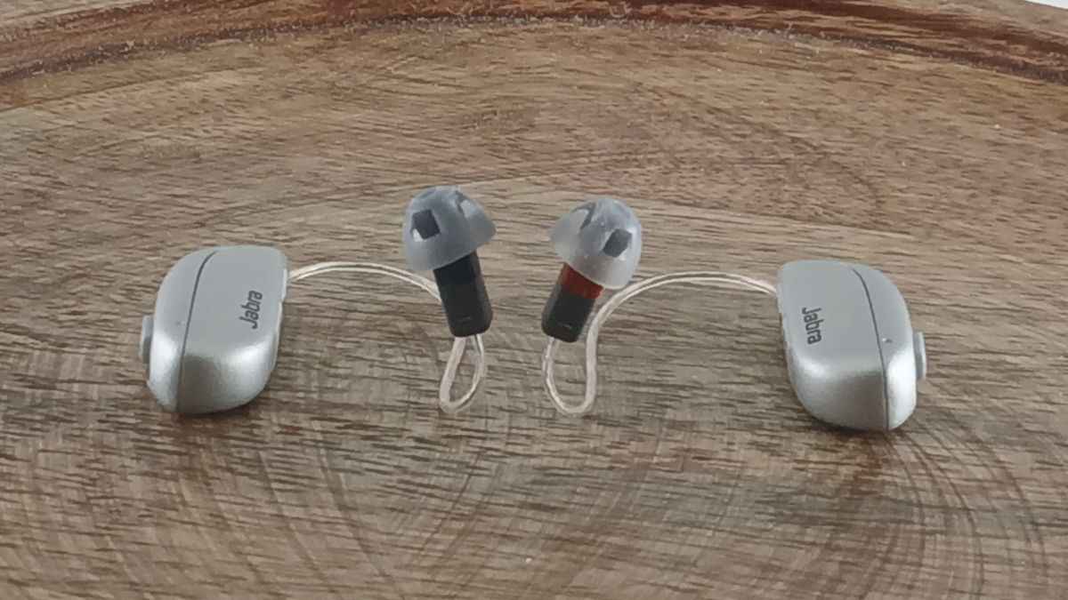 Right and left Select 700 hearing aids on table